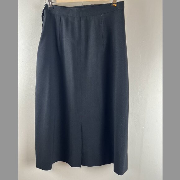 Vintage Black Pencil Skirt 8 - Picture 2 of 3